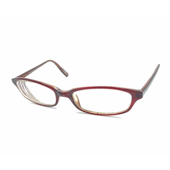 Oliver Peoples Maria SHA Ruby Red Rectangle Eyeglasses Frames 49-16 135 Designer - Picture 8 of 12